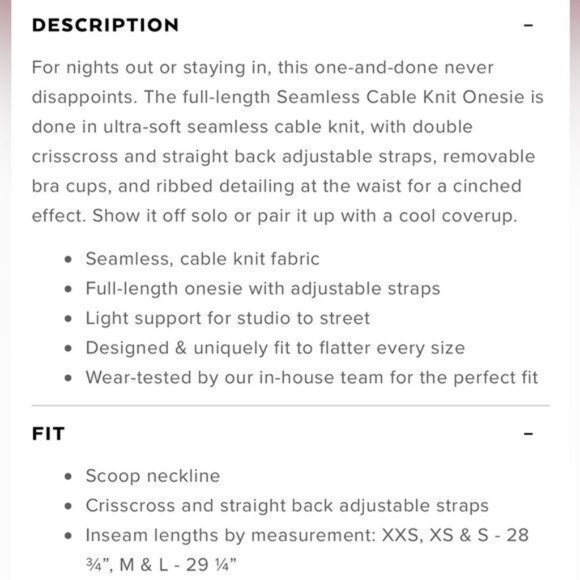 ALO Yoga Seamless Cable Knit Onesie in Black - Picture 8 of 8